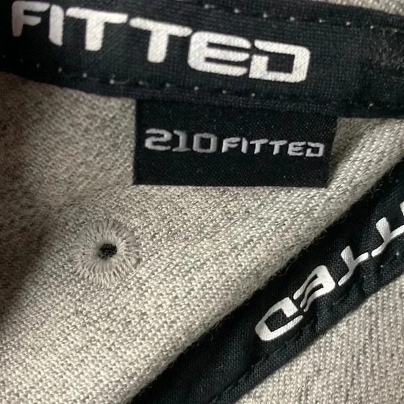 SALTWATER BREWERY HAT GRAY SALTWATER WAVE LOGO 210 FITTED HAT SIZE 6 7/8… - Picture 11 of 12